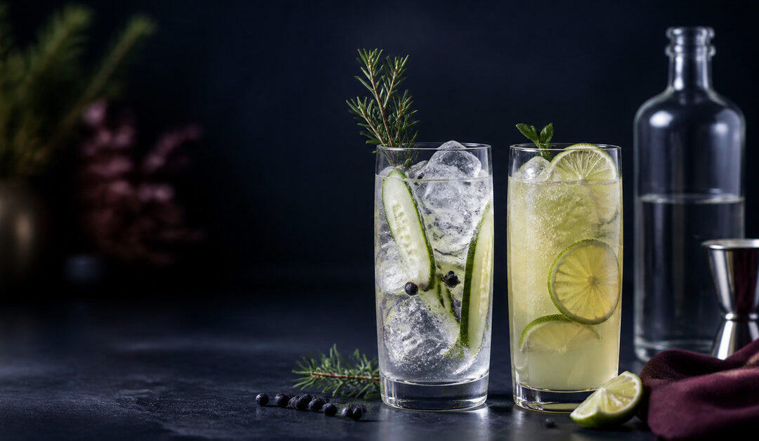 Dos ideas simples para preparar tragos con gin o vodka